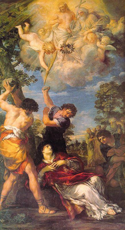 Pietro da Cortona The Stoning of St.Stephen 02 France oil painting art